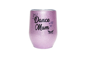 Dance Mum / Dance Nana / World's Best Dance Teacher Glitter Thermo Mug Stemless Cup