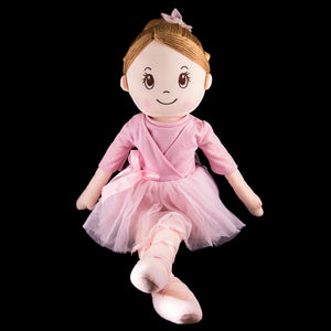 Ballerina Doll Ballet Pink or Raspberry